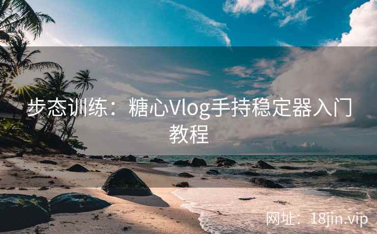 步态训练：糖心Vlog手持稳定器入门教程